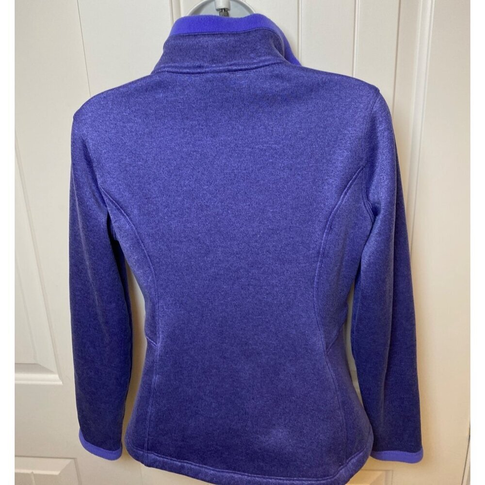 The North Face Womens Fleece Jacket S Purple Zip-Up, Small - Picture 10 of 12